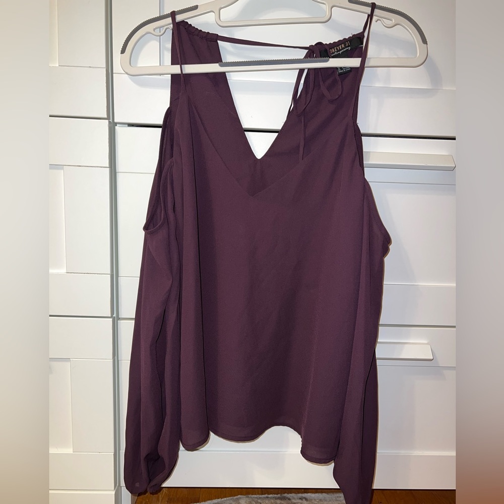 Forever 21 Cold Shoulder Top